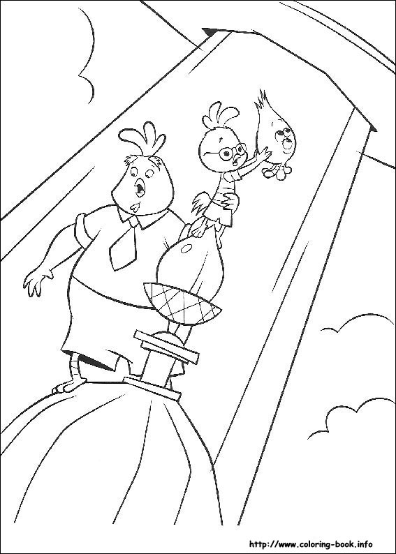 Chicken Little coloring picture